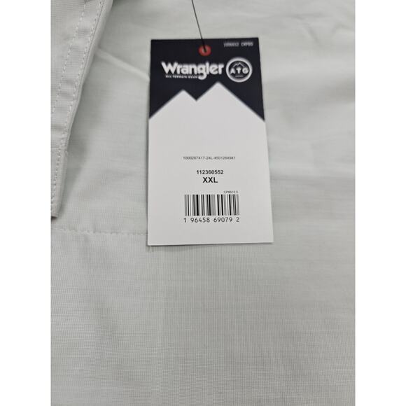 Wrangler ATG Shirt Men's 2XL Short Sleeve Moisture Wicking Venting Outdoor NEW - Picture 7 of 9